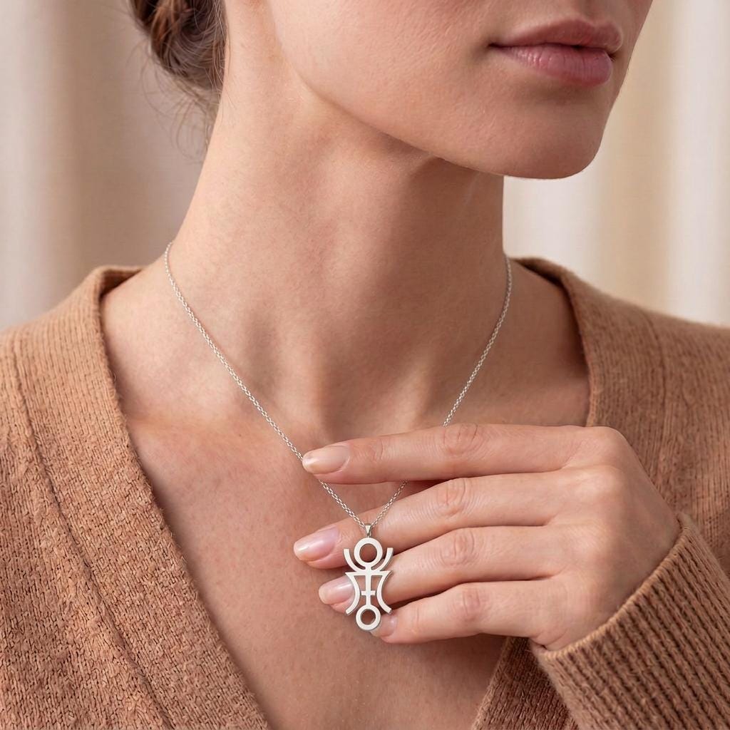 Phaëton Astrology Necklace | 925 Sterling Silver | Esoteric Cosmic Symbol | Meaningful Spiritual Gift