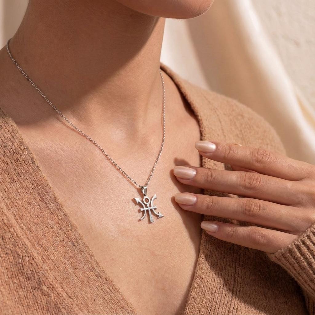 Cetus Symbol Necklace 925 Sterling Silver Handmade Astrological Pendant | Sterling Silver Jewelry | Celestial & Mythological