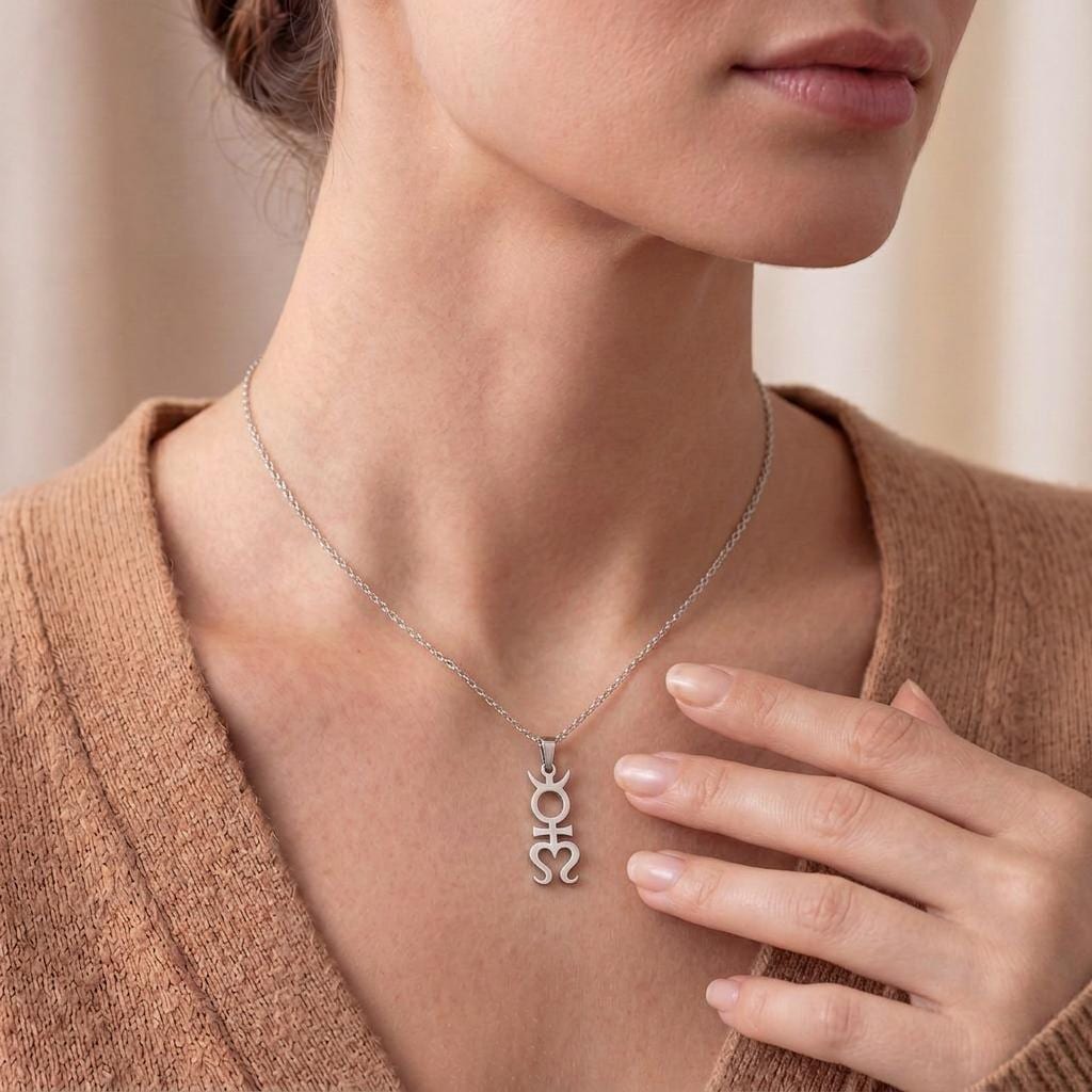 Mithras Pendant Necklace, Sterling Silver, Spiritual Symbol (Unisex) | For Spiritual Seekers | Mystical Ancient Symbolism
