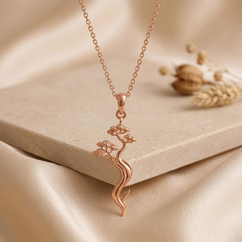 Juniper Flame Pendant | Sterling Silver | Nature Inspired | Meaningful Keepsake