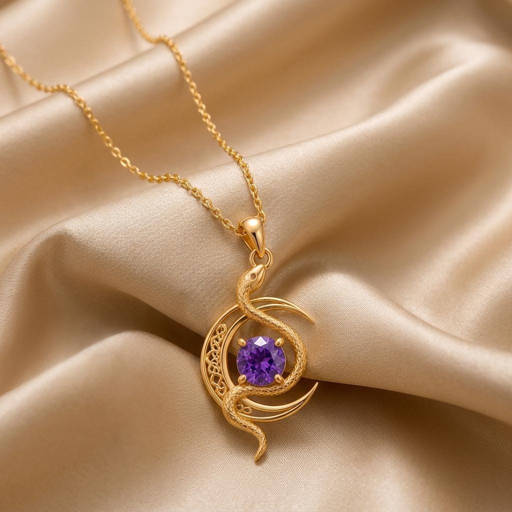 Serpent Moon jewelry design featured in the Rimossa meaning guide