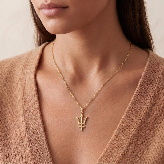 Neptune Symbol jewelry design featured in the Rimossa meaning guide