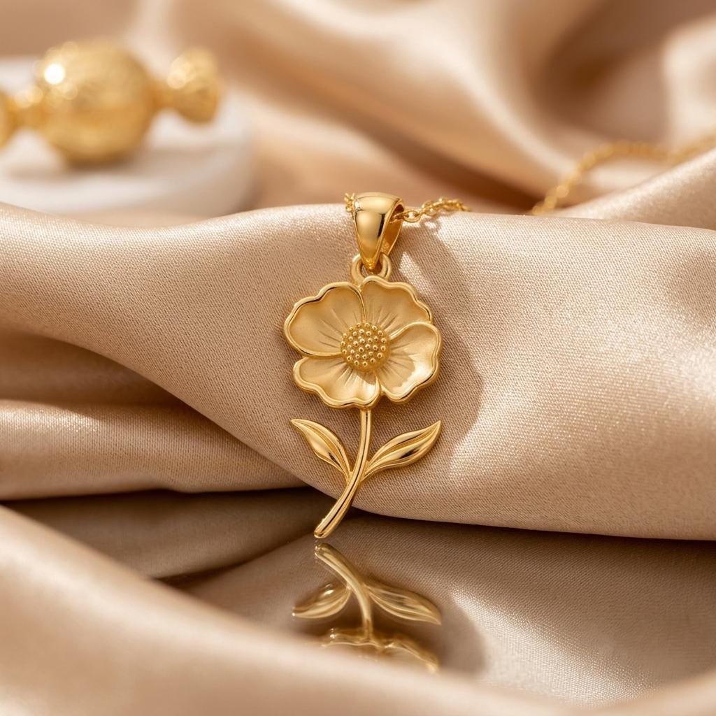 The Poppy Flower Symbol jewelry design featured in the Rimossa meaning guide