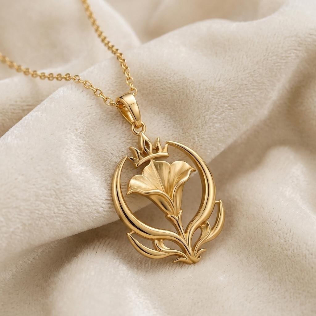 Queen Moonflower jewelry design featured in the Rimossa meaning guide