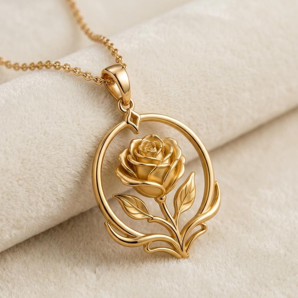 The Rose Flower Symbol jewelry design featured in the Rimossa meaning guide