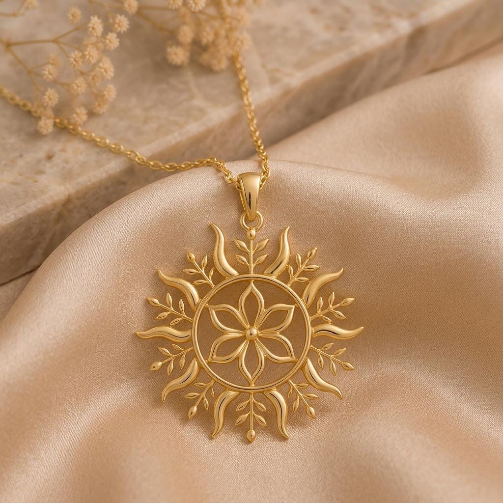 Solstice Bloom jewelry design featured in the Rimossa meaning guide