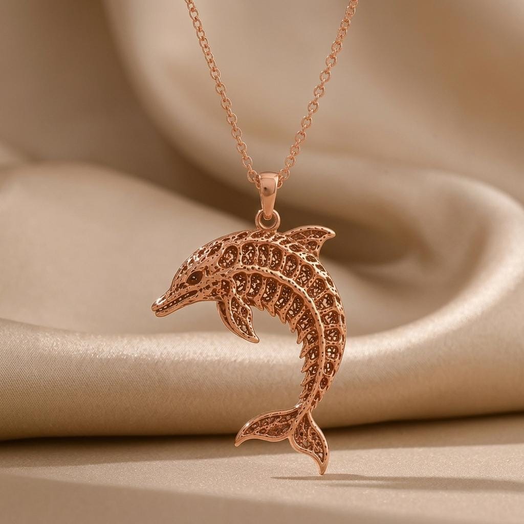 The Dolphin Symbol jewelry design featured in the Rimossa meaning guide
