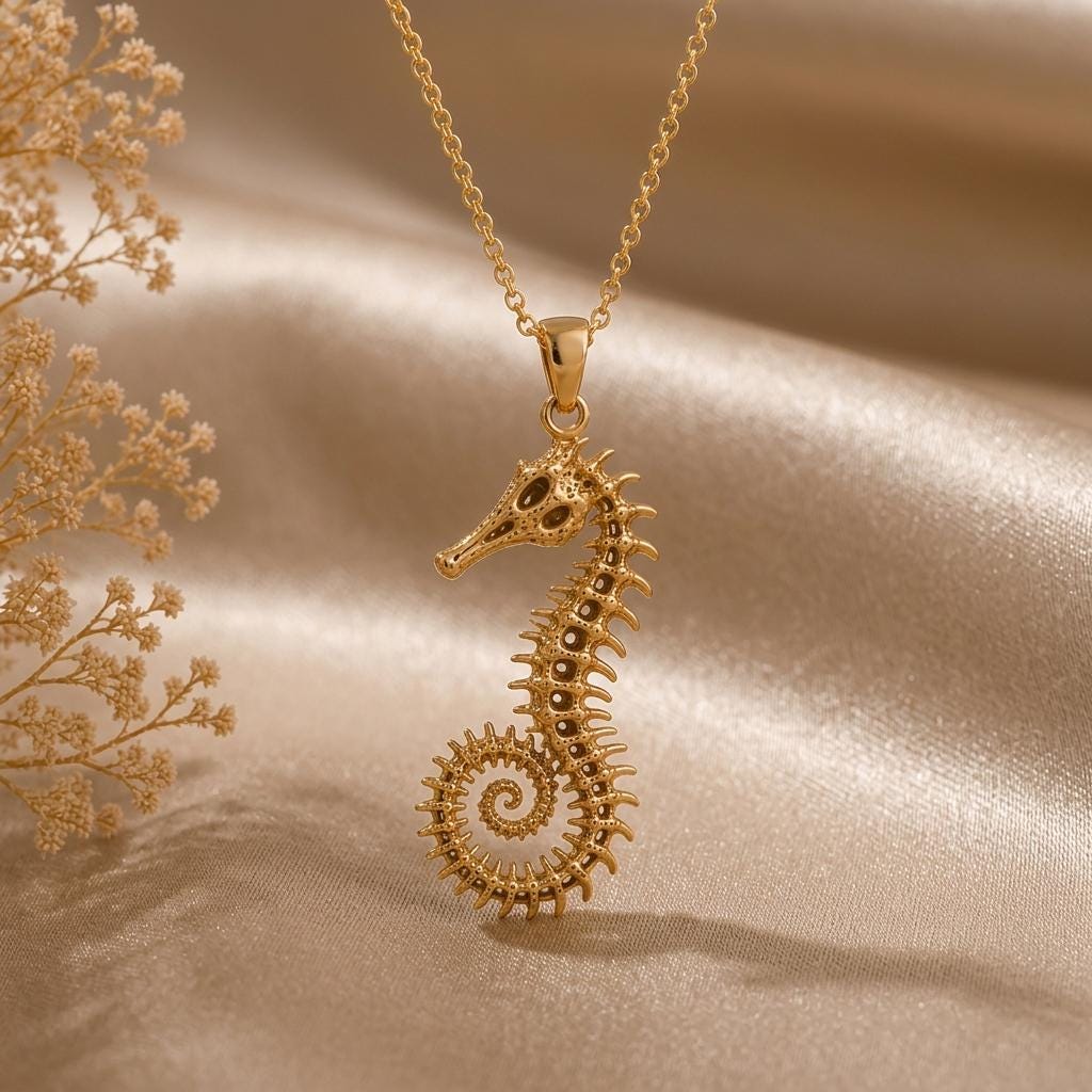 The Seahorse Symbol jewelry design featured in the Rimossa meaning guide