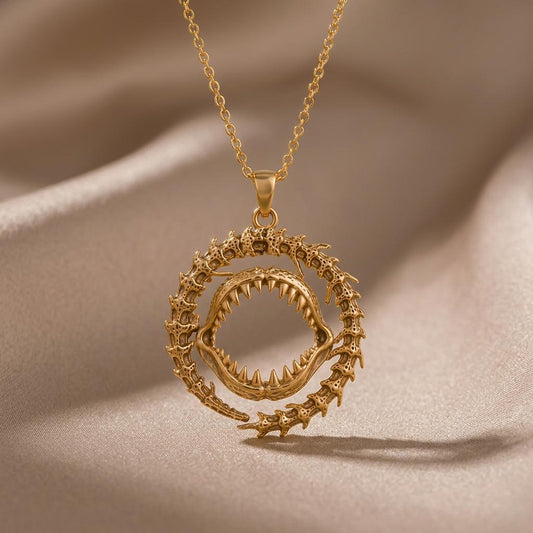 Ancient Shark Jaw jewelry design featured in the Rimossa meaning guide