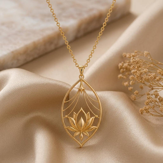 Lotus Veil jewelry design featured in the Rimossa meaning guide