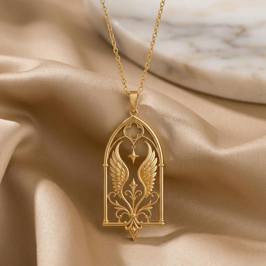 Queen Seraph Window jewelry design featured in the Rimossa meaning guide