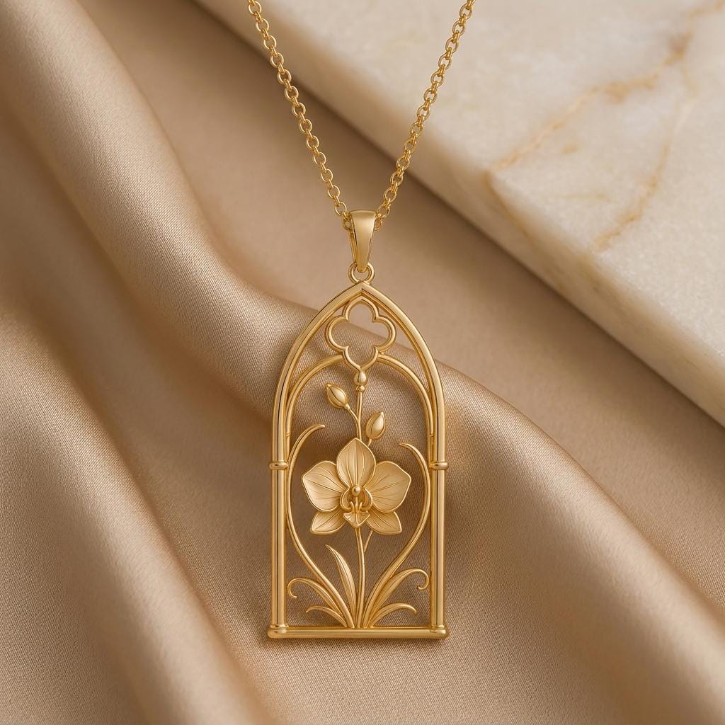 Imperial Orchid Window jewelry design featured in the Rimossa meaning guide