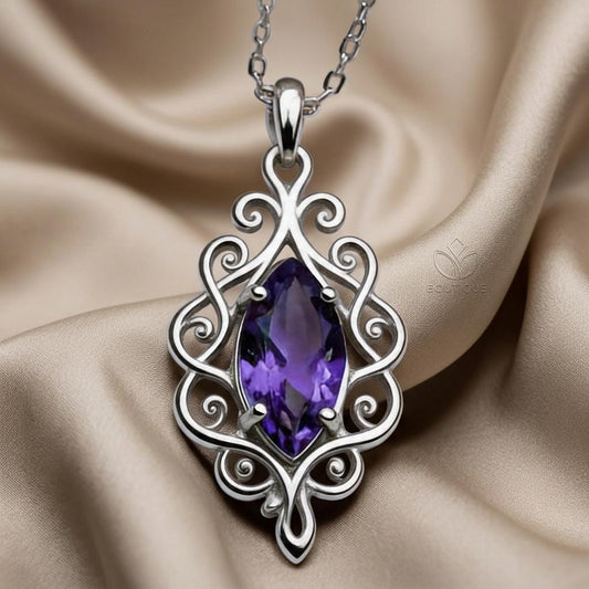 Ethereal Scroll Birthstone jewelry design featured in the Rimossa meaning guide