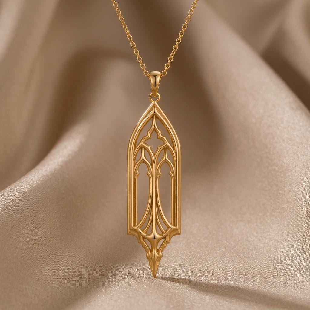 Silent Cathedral jewelry design featured in the Rimossa meaning guide
