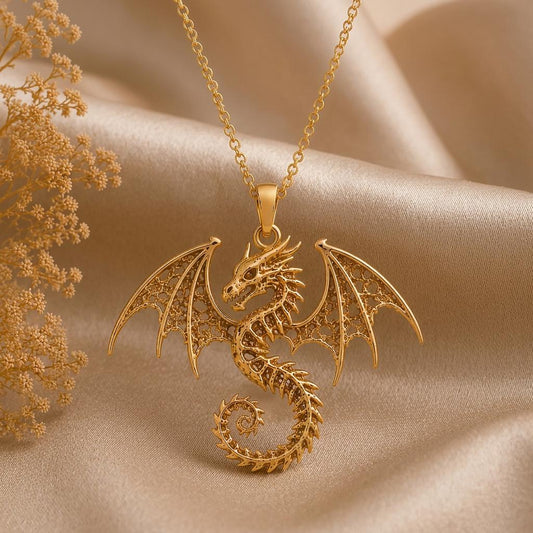 Ancient Dragon Fossil jewelry design featured in the Rimossa meaning guide
