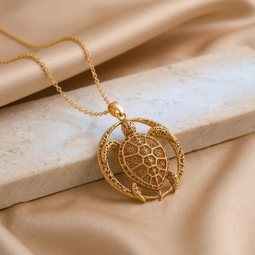 Eclipse Turtle Relic jewelry design featured in the Rimossa meaning guide