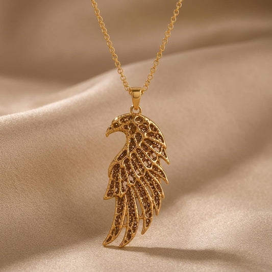 Ancient Falcon jewelry design featured in the Rimossa meaning guide