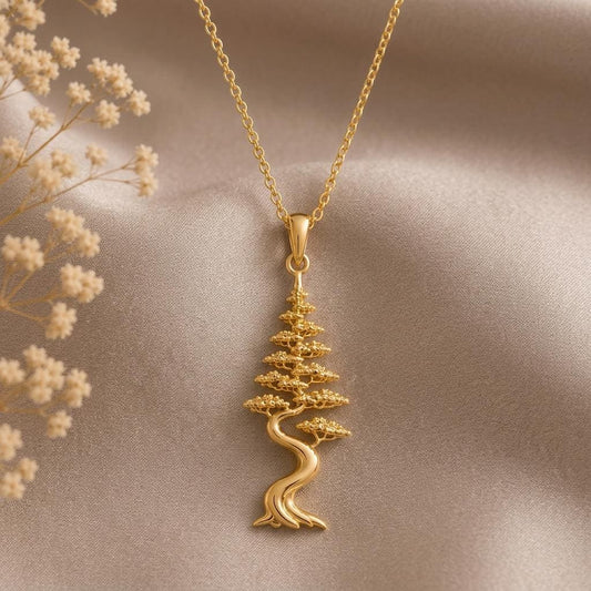 Cypress Aura Bonsai jewelry design featured in the Rimossa meaning guide