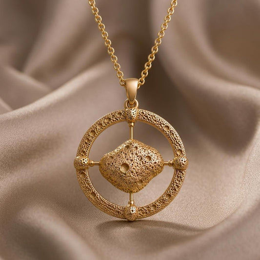 Gaspra Asteroid jewelry design featured in the Rimossa meaning guide