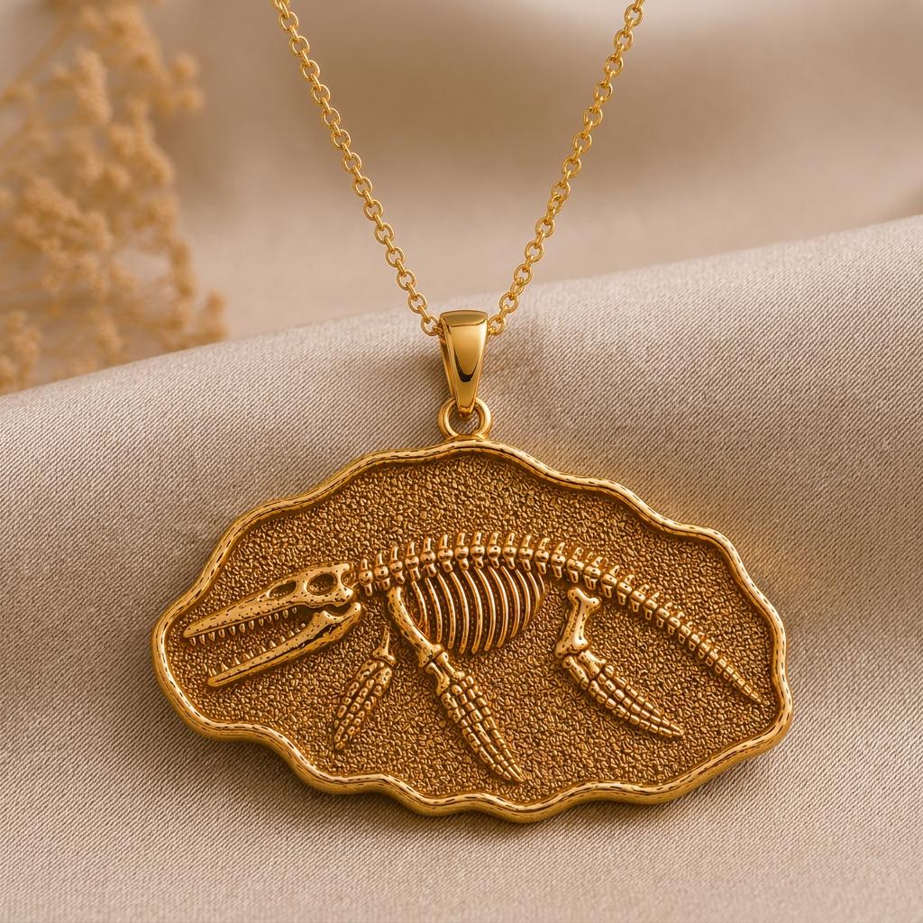 Dorudon Fossil jewelry design featured in the Rimossa meaning guide