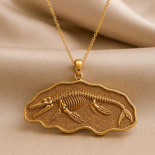 Basilosaurus Fossil jewelry design featured in the Rimossa meaning guide