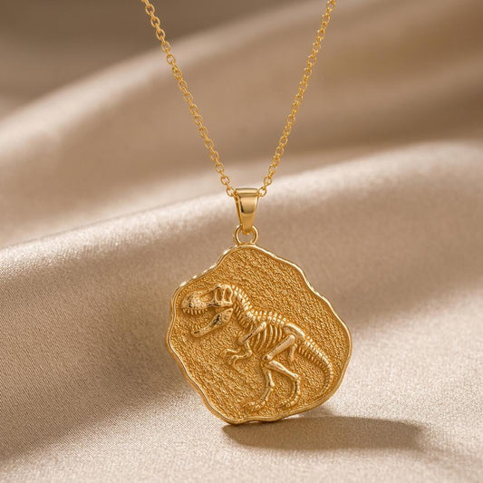 Tyrannosaurus Fossil jewelry design featured in the Rimossa meaning guide