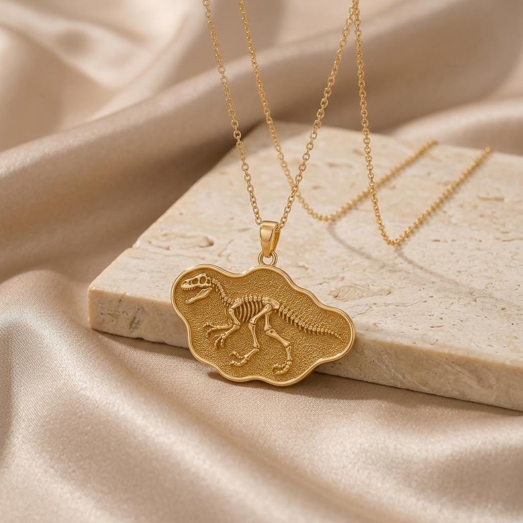 Deinonychus Fossil jewelry design featured in the Rimossa meaning guide