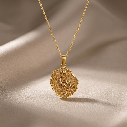 Ichthyornis Fossil jewelry design featured in the Rimossa meaning guide