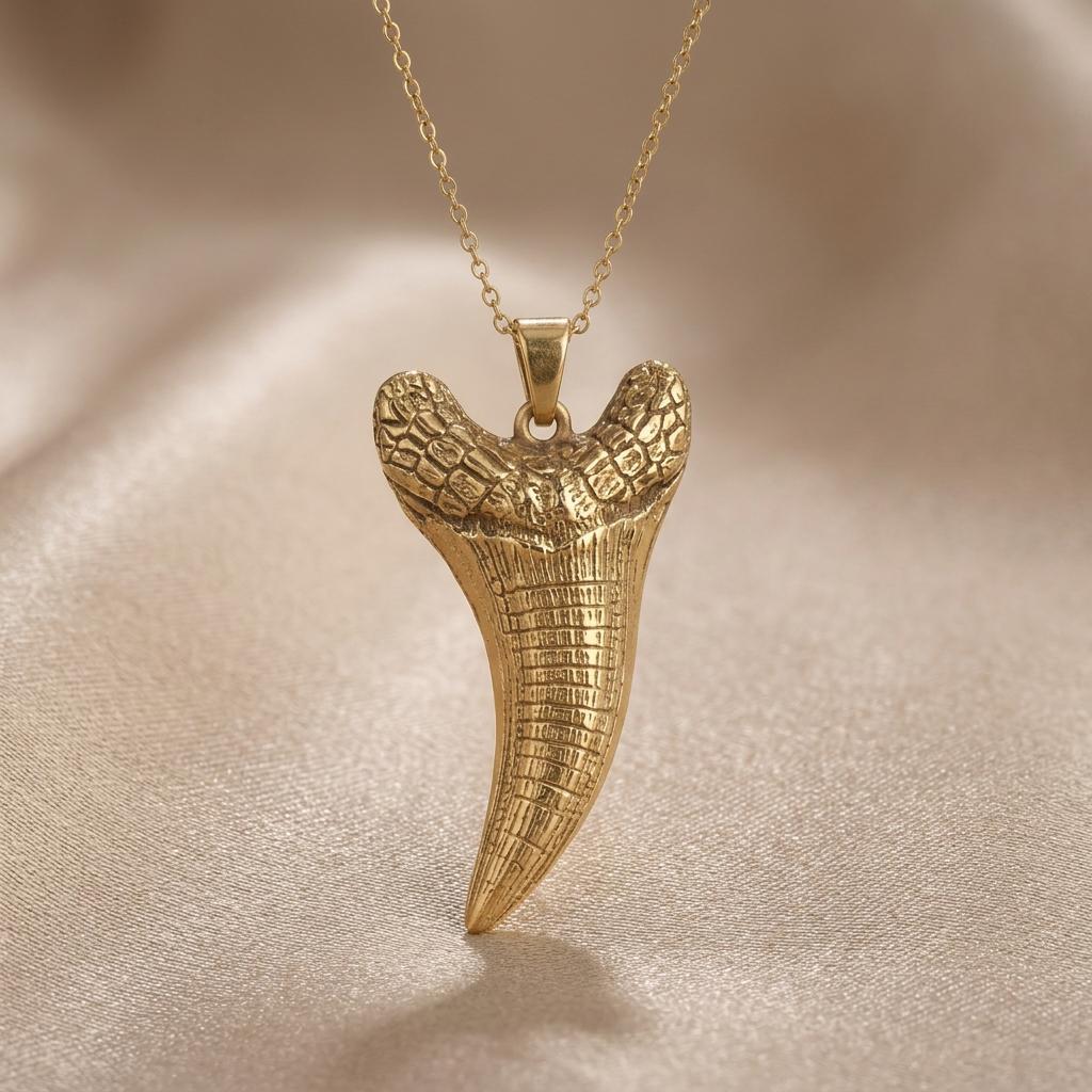 Dakosaurus Tooth jewelry design featured in the Rimossa meaning guide