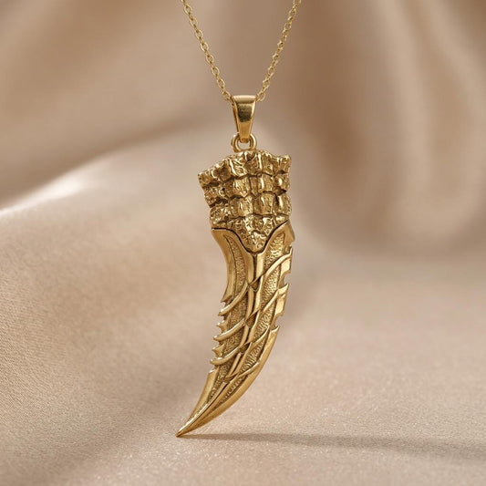 Dunkleosteus Jaw Tooth jewelry design featured in the Rimossa meaning guide