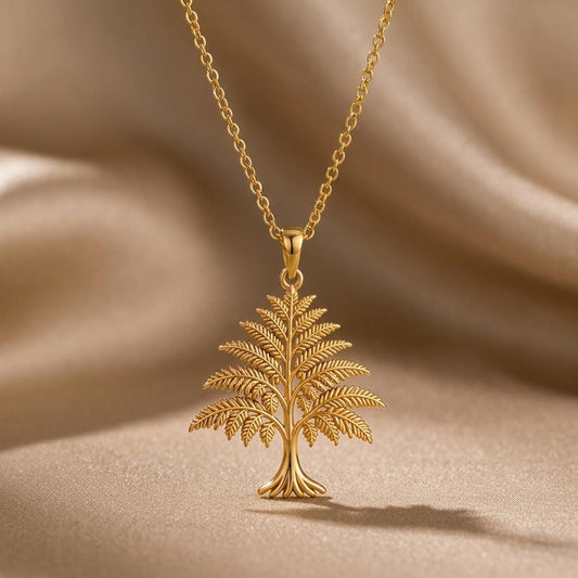 Fern Tree jewelry design featured in the Rimossa meaning guide