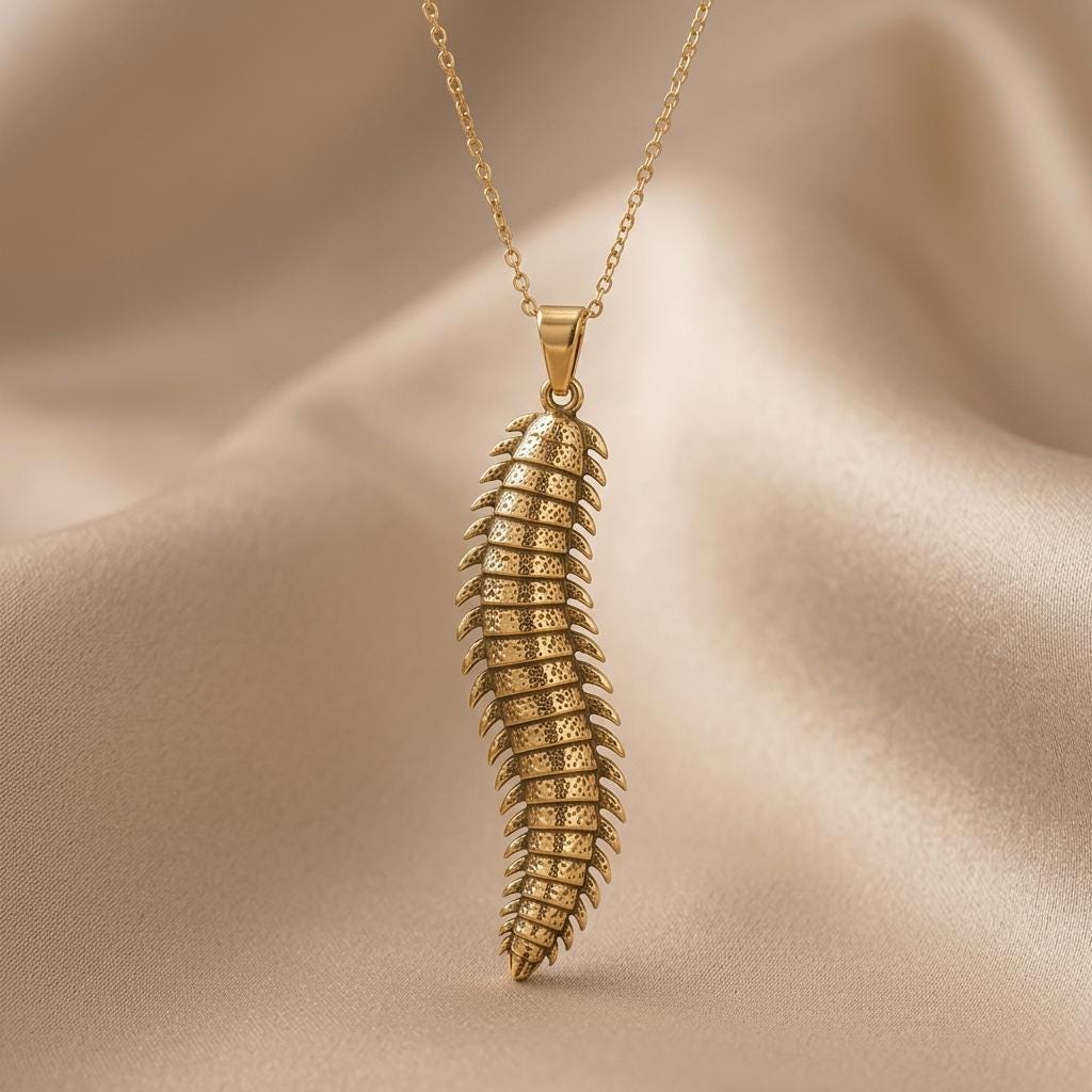 Arthropleura jewelry design featured in the Rimossa meaning guide