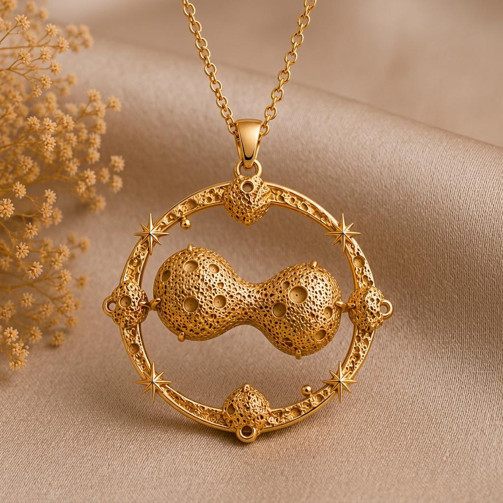 Kleopatra Asteroid jewelry design featured in the Rimossa meaning guide