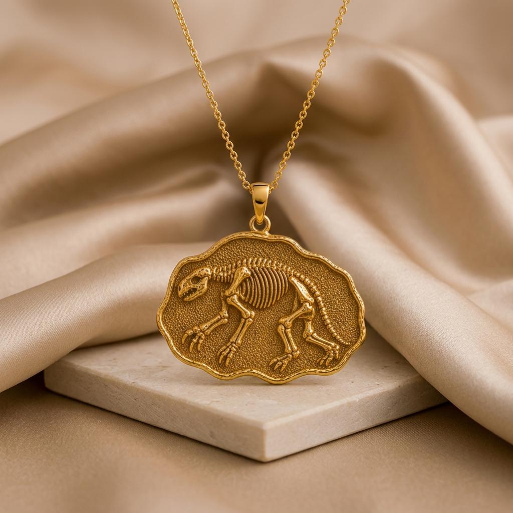Megatherium Fossil jewelry design featured in the Rimossa meaning guide