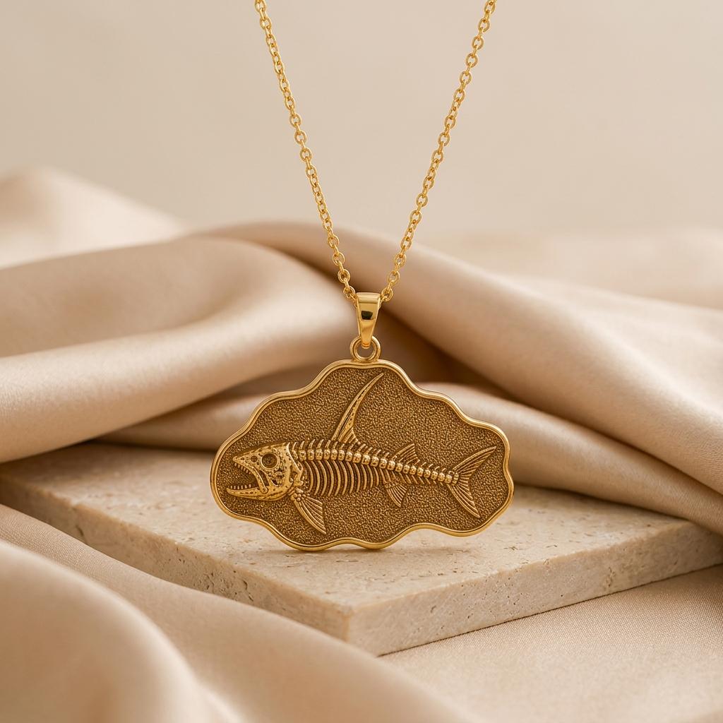 Stethacanthus Fossil jewelry design featured in the Rimossa meaning guide