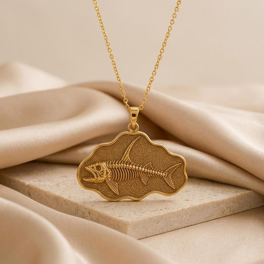 Stethacanthus Fossil jewelry design featured in the Rimossa meaning guide