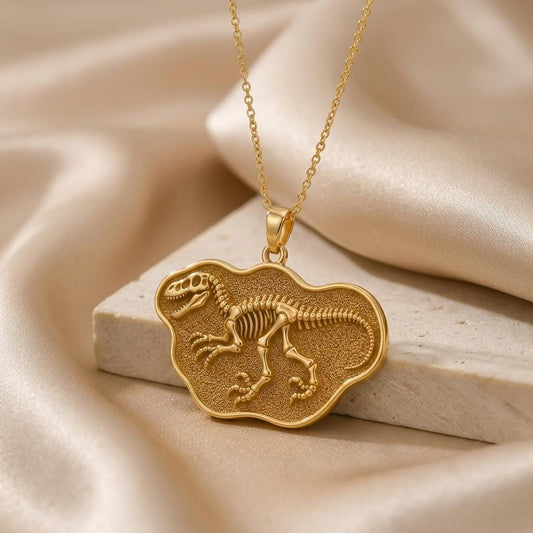 Utahraptor Fossil jewelry design featured in the Rimossa meaning guide