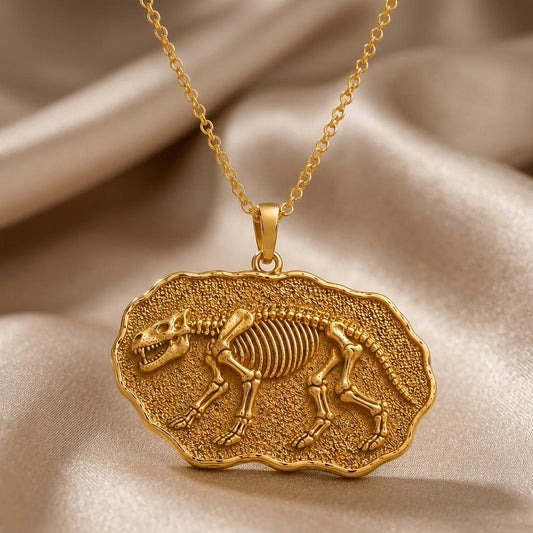 Hyaenodon Fossil jewelry design featured in the Rimossa meaning guide