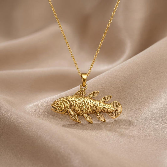 Coelacanth jewelry design featured in the Rimossa meaning guide