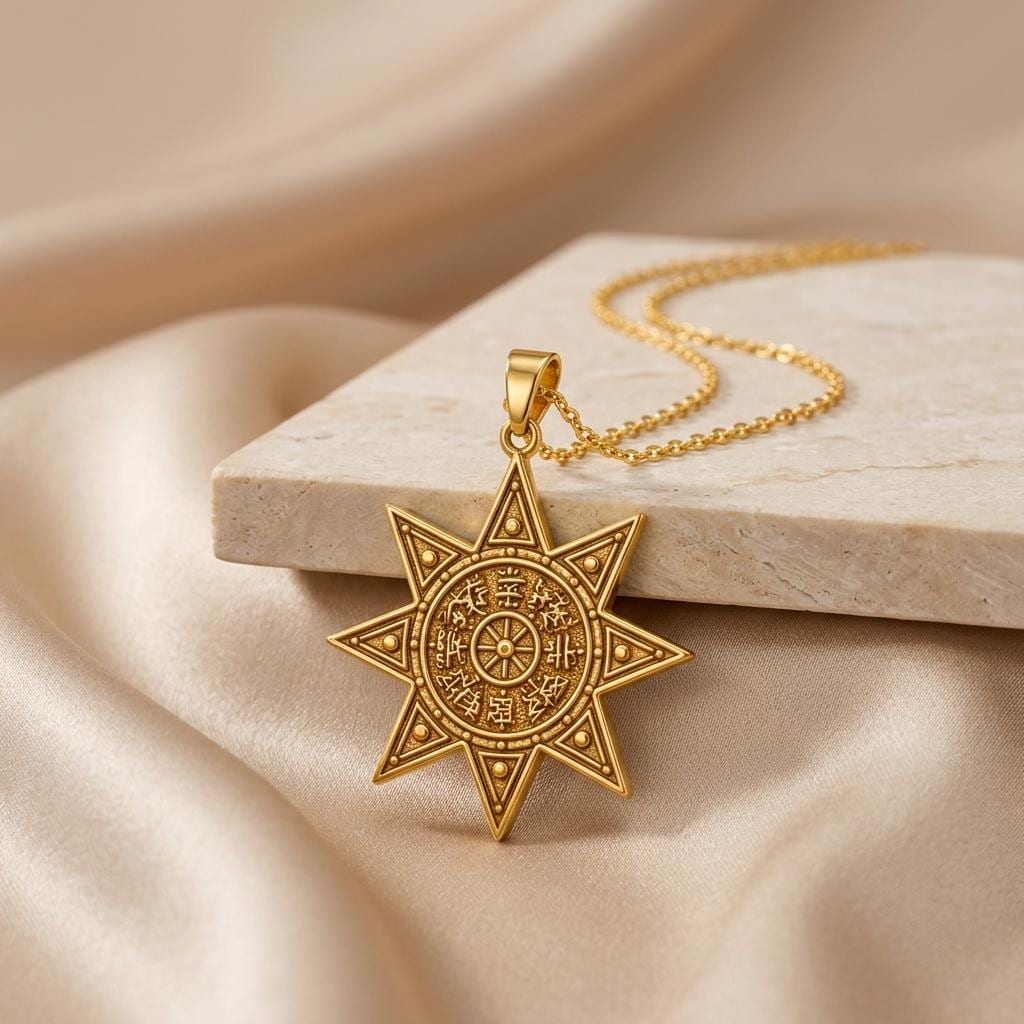 Babylon Star jewelry design featured in the Rimossa meaning guide