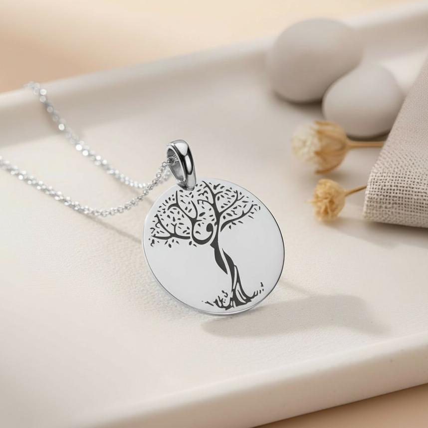 Tree of Life Necklace | 925 Sterling Silver Women | Celtic Symbolic Jewelry | Family Meaningful Gift