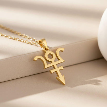 Eris Symbol Necklace | 925 Sterling Silver for Her or Him | Astrological Gothic Style | Meaningful Astrology Gift