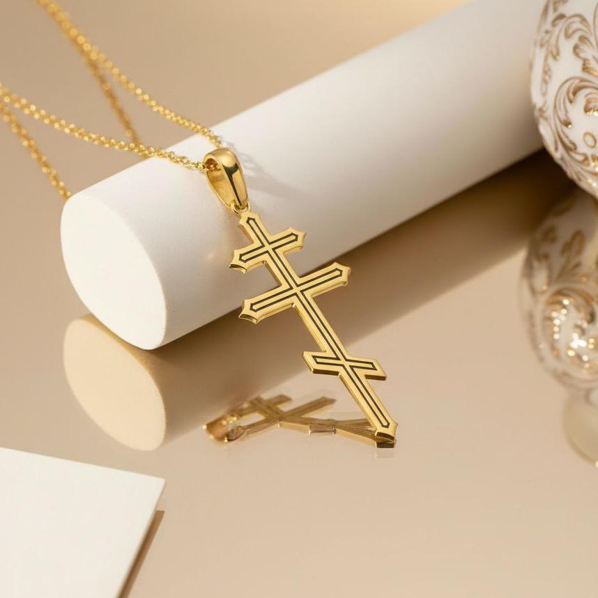 Minimal Cross Necklace | 925 Sterling Silver Unisex | Modern Faith Symbol | Baptism Confirmation Spiritual Gift