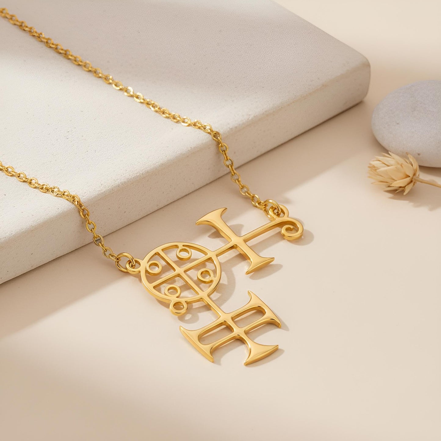 Buer Seal Necklace | 925 Sterling Silver | Occult Goetia Talisman | Spiritual Protection Gift
