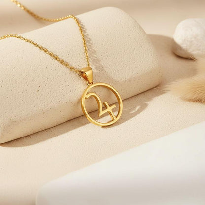 Jupiter Symbol Necklace | 925 Sterling Silver | Astrology Planet Jewelry | Meaningful Celestial Gift