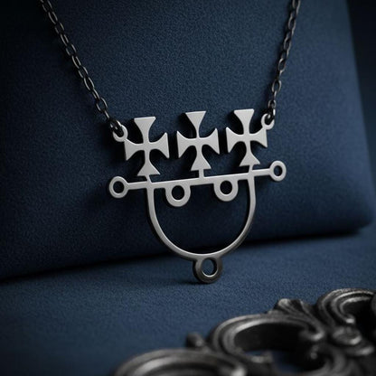 Sitri Seal Sigil Necklace | 925 Sterling Silver | Gothic Occult Talisman | Spiritual Protection Gift