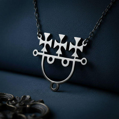 Sitri Seal Sigil Necklace | 925 Sterling Silver | Gothic Occult Talisman | Spiritual Protection Gift