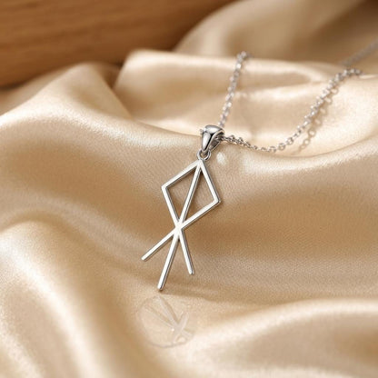 Viking heart Rune | 925 Sterling Silver Jewelry | Norse Mythology Symbolic Jewelry | Meaningful Gift for Loved Ones
