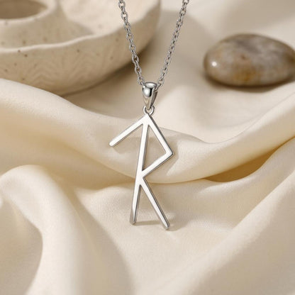 Viking Success Legal | Sterling Silver Jewelry | Viking Rune Pendant | Symbolic Protection Gift