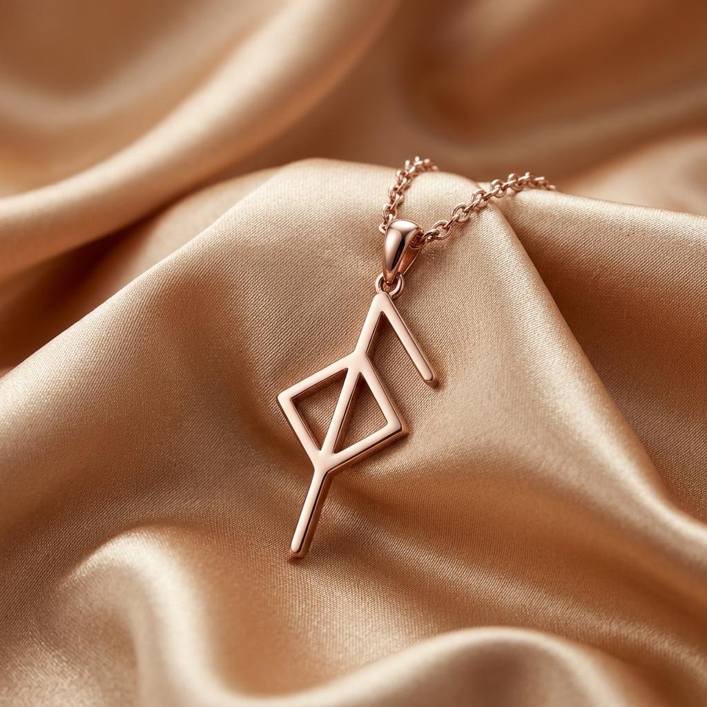 Viking Good Health Rune pendant necklace | 925 Sterling Silver for All | Norse Mythology & Protection | Gift for Health , Well-being